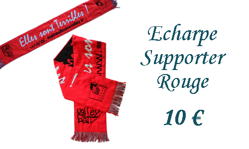 10 Echarpe supporter rouge